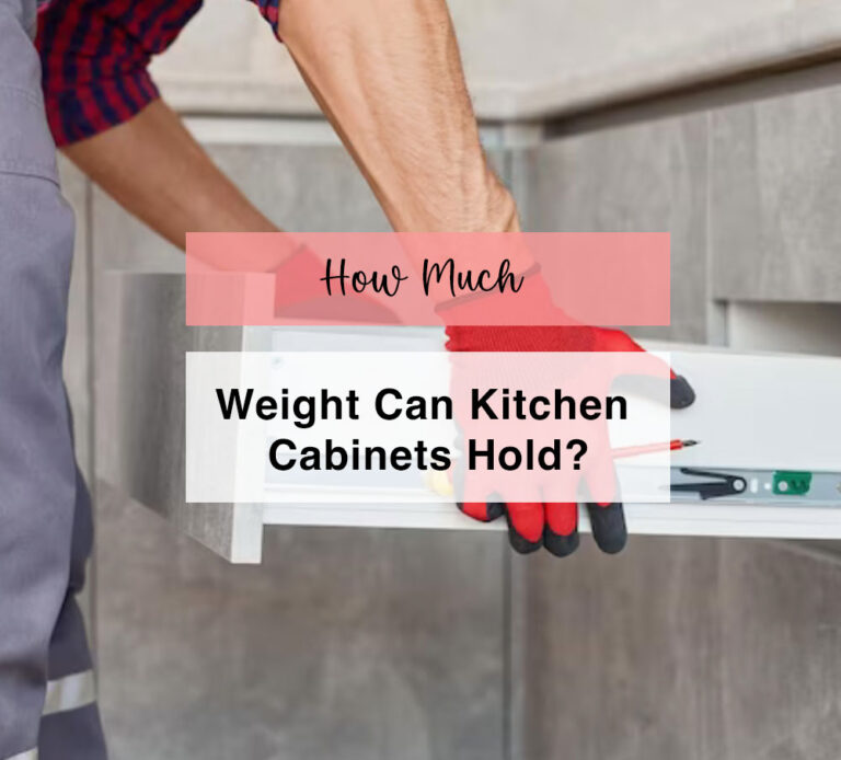 How Much Weight Can Kitchen Cabinets Hold?